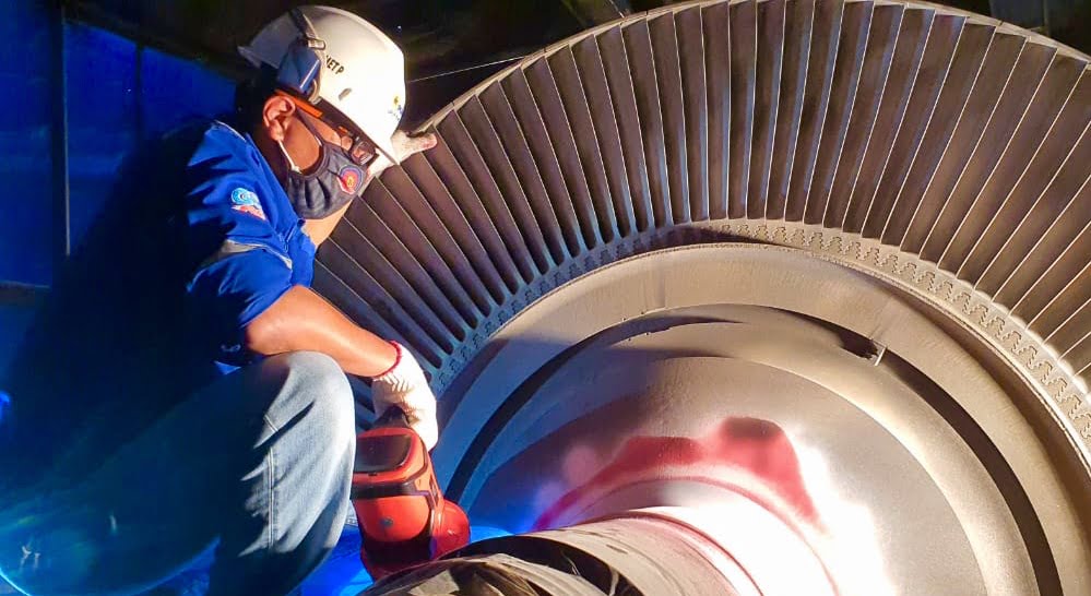 TURBINE INSPECTION Geothermal Clean Energy Solution Powered by PLN IP Kamojang